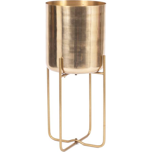 Balasingam Pot Planter - Brass (51 cm H x 22 cm W x 22 cm D)