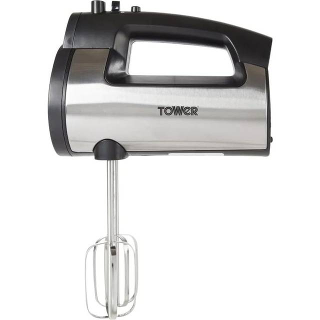 Tower T12016 300W Hand Mixer- Stainless Steel In Silver