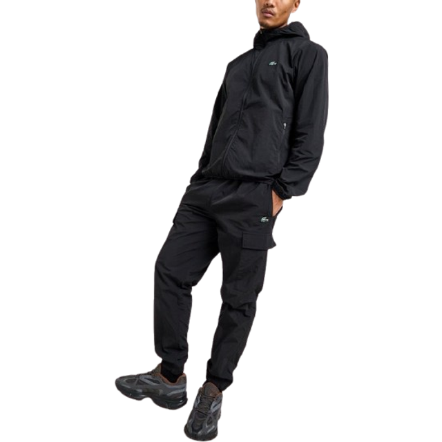 Lacoste Woven Cargo Pants - Black - Mens - 4/M