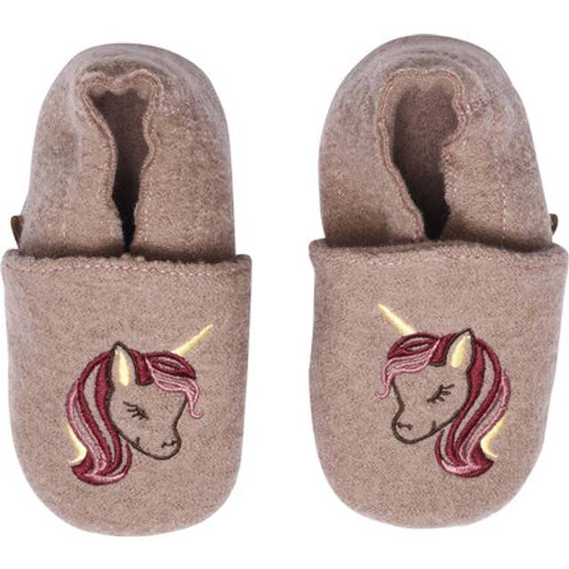 MELTON Unicorn Wool Slippers |Rosa |16/19