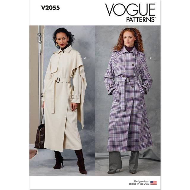 Vogue Misses' Trench Coat Sewing Pattern V2055