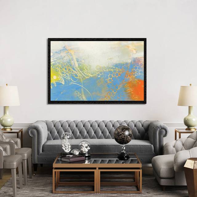Blue Lux II by Sue Jachimiec - Gallery-Wrapped Canvas Giclée on Canvas - Black Framed (152.5 cm H x 101.5 cm W)