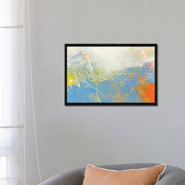 Blue Lux II by Sue Jachimiec - Gallery-Wrapped Canvas Giclée on Canvas - Black Framed (66.04 cm H x 45.72 cm W)