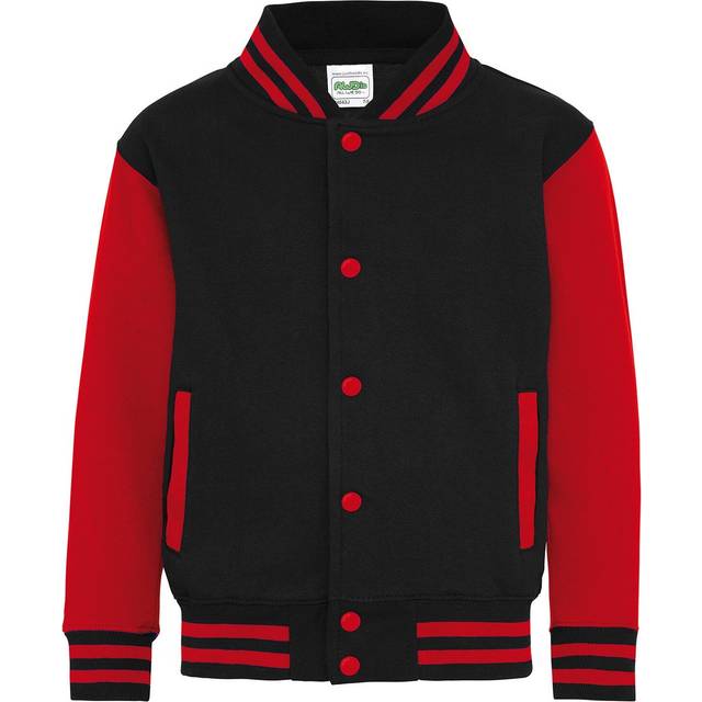 Varsity Jacket - Black - 7-8 Years