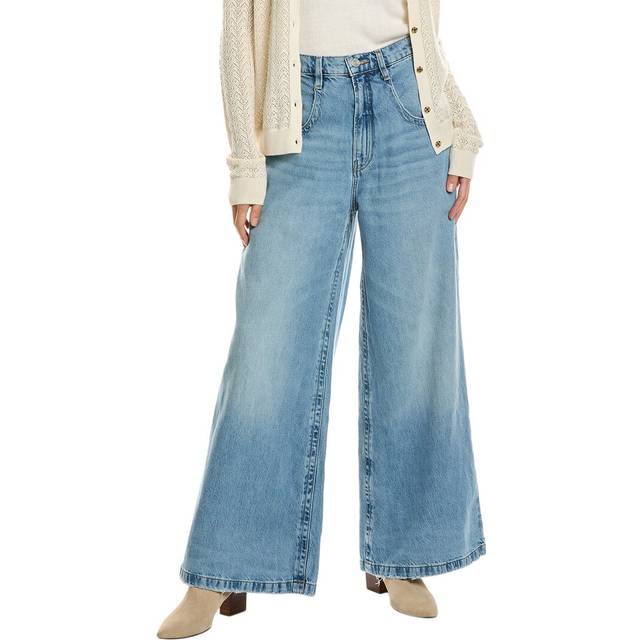 FRAME - The Skater high-rise wide-leg jeans - Blue - 31