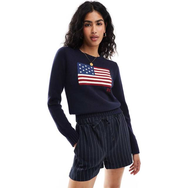 Polo Ralph Lauren American Flag Jumper, Navy