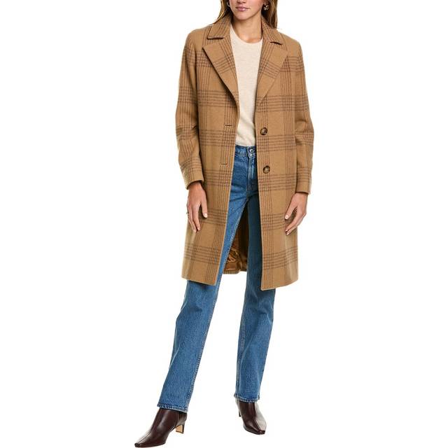 Cinzia Rocca Icons Long Wool-Blend Trench Coat