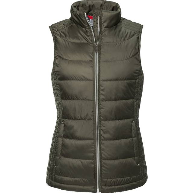 (16 UK, Dark Olive) Russell Womens/Ladies Nano Padded Body Warmer