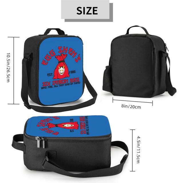 Kids Lunch Bag Egg Shen's Six Demon Bag Insulated Tote Box for Girls Boys Back to School