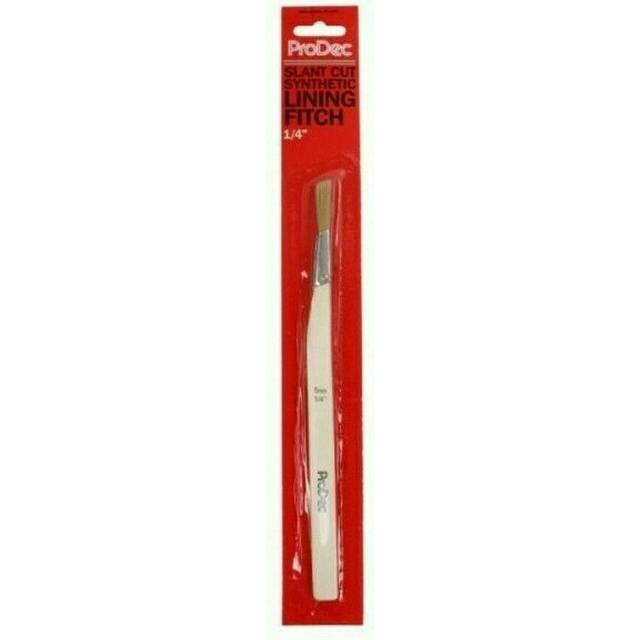 4 piece Angled Synthetic Lining Fitch Brush Set for Precise Paint Application and Sharp Lines Ideal for Detail Work, Touch Up, Window Frames, Edges,