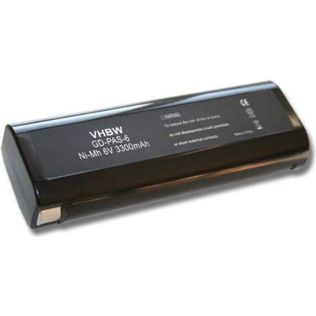 Battery Replacement for Paslode B20544E, B20720, BCPAS-404717, BCPAS-404717H for Electric Power Tools (3300 mAh, NiMH, 6 v) - Vhbw