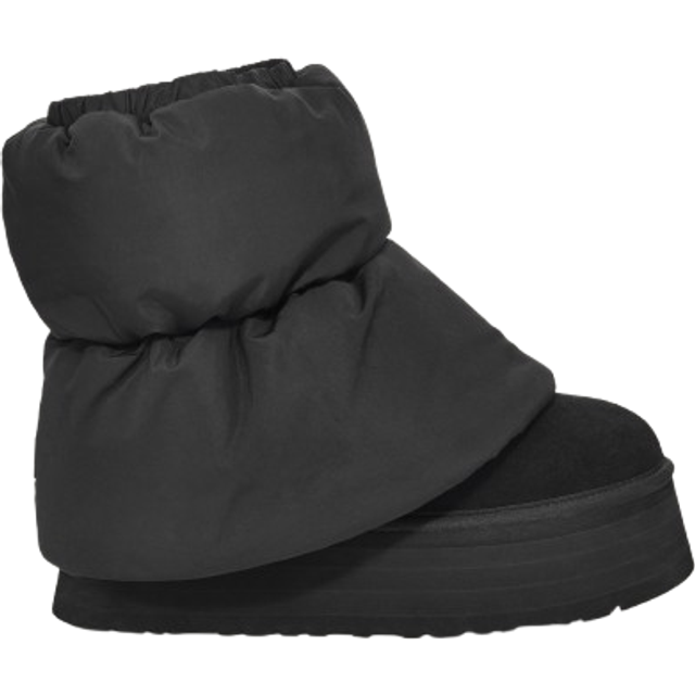 (WMNS) UGG Classic Mini Dipper Puffer Boots 'Black' 1158275-BBLC - Black/Black