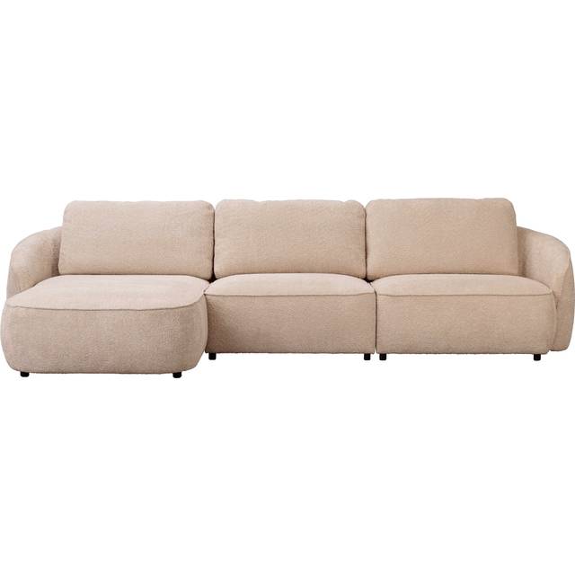 NORRIS Divansoffa Vänster Ljusbeige