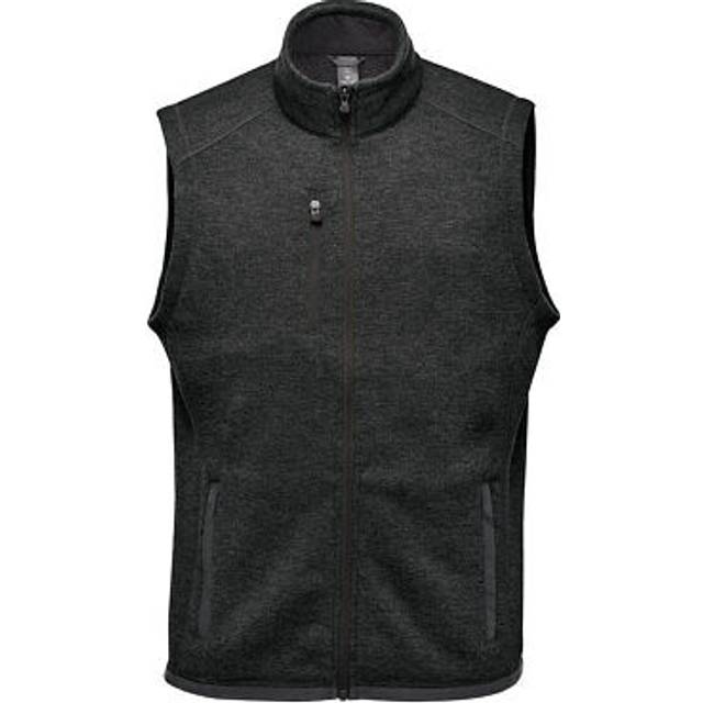 (5XL, Black) Stormtech Mens Avalante Knitted Heather Full Zip Gilet