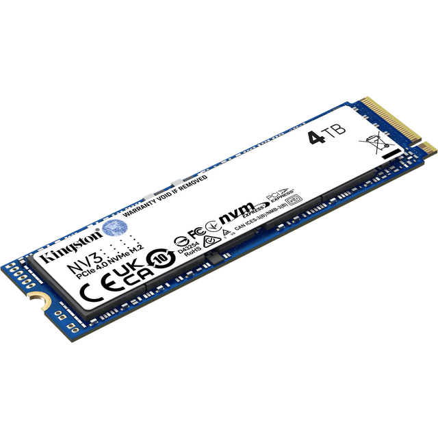 Kingston NV3 NVMe PCIe 4.0 Intern SSD 4 TB M.2 2280-SNV3S/4000G