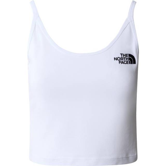 The North Face Slim Crop Tank för kvinnor Tnf White XL