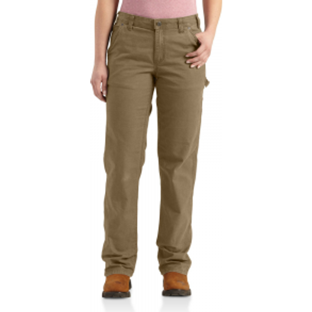 carhartt Womens Rugged Flex Loose Fit canvas Work Pant  Deep Yukon  18