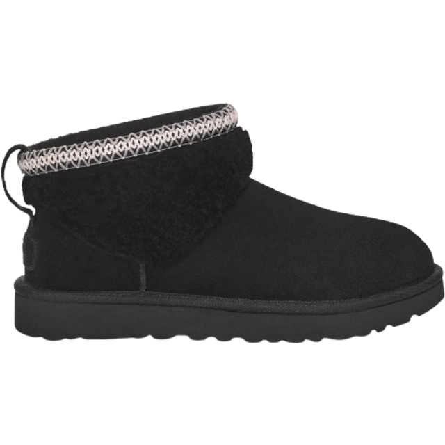 UGG, Winter Boots, male, Black, 7 UK, Ultra Mini Maxi Curly Boot