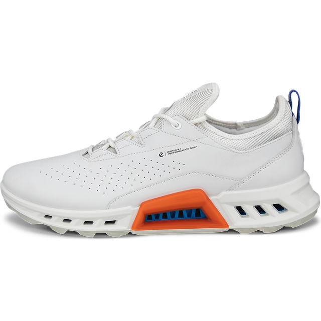 ECCO M Golf Biom C4 - Chaussure de golf en cuir Gore-Tex pour homme - Blanc - Size: 40 (UK 6.5-7)
