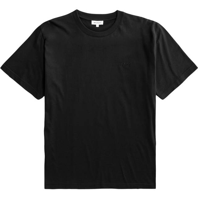 Norse Projects Mens Black Norse Standard T-Shirt - X-Large