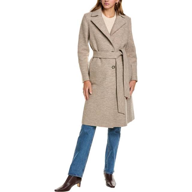 Cinzia Rocca Icons Long Wool Trench Coat