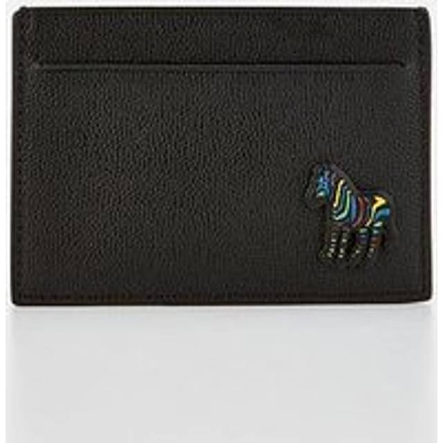 PS PAUL SMITH Zebra Card Holder - Black, Black, Men