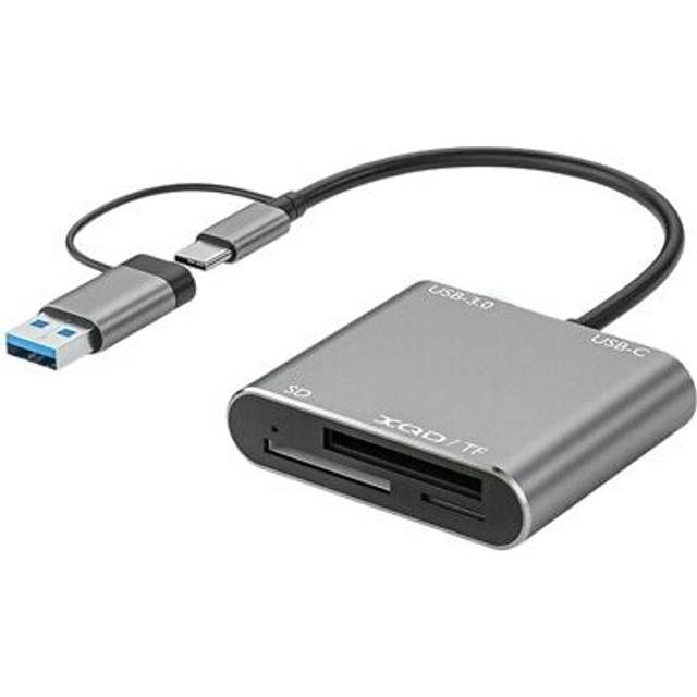 Usb 3.0 Memory Card Reader 5 In1 Usb-c To Tf Xqd Card Reader Adapter For 6074