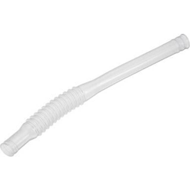 Washing Machine Drain Hose, 22mm Id 385mm Length Flexible Corrugated Pipe White