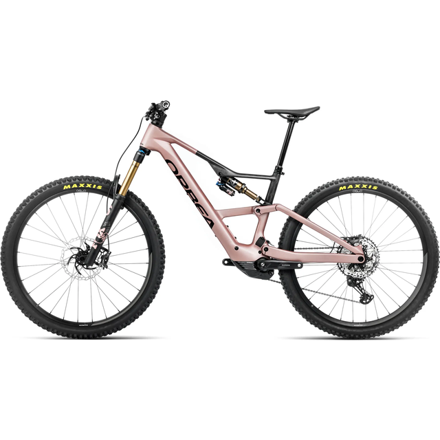 Orbea Rise LT M10 420Wh | Elcykel MTB Heldämpad 150/160 | 85Nm | Extra lätt | Desert Rose / Carbon Raw