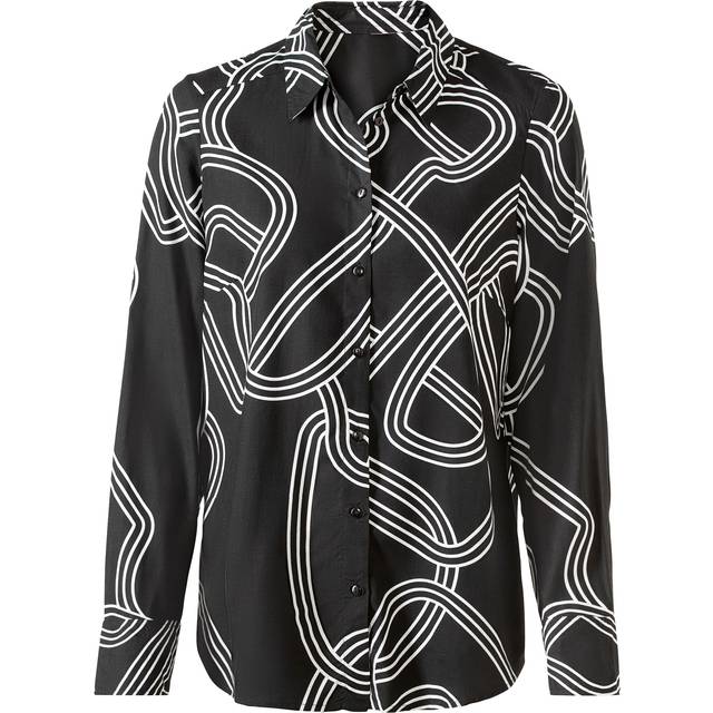 Heine Printed Long Sleeve Shirt - Black Print