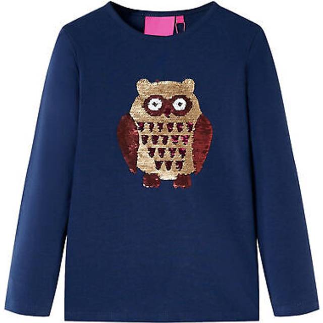 Gecheer ' t-shirt with long sleeves tee 's girl's long sleeve tops sequin u2z4