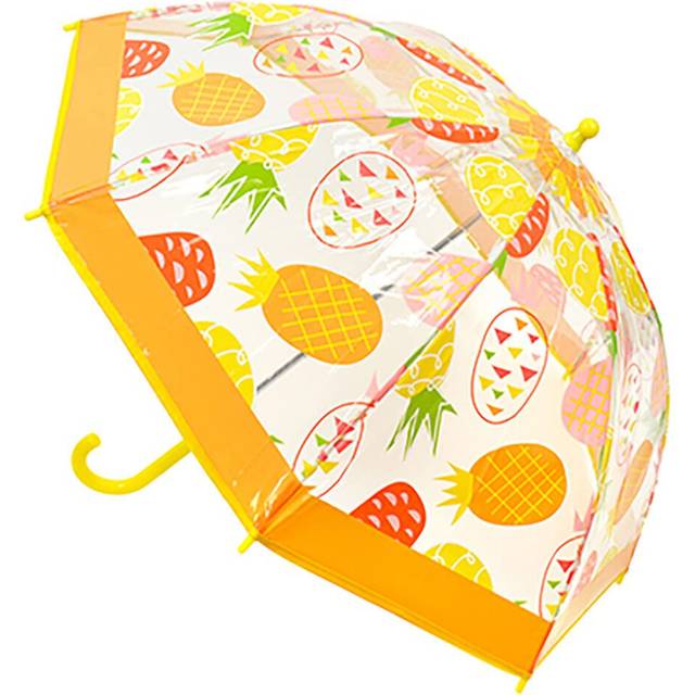 (Pineapple) KAV Kids Transparent School Umbrella Boys and Girls - Beautiful Design for Your Child