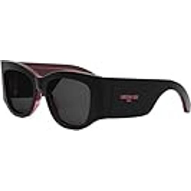 Women's Dior Nuit Black Frame Smoke Grey Lens Sunglasses