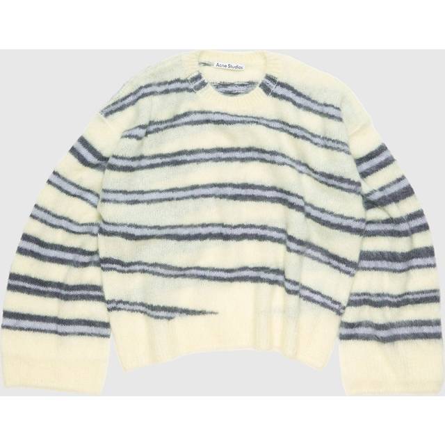 Acne Studios Yellow & Blue Striped Sweater - DRO SOFT YELLOW/MULT - M