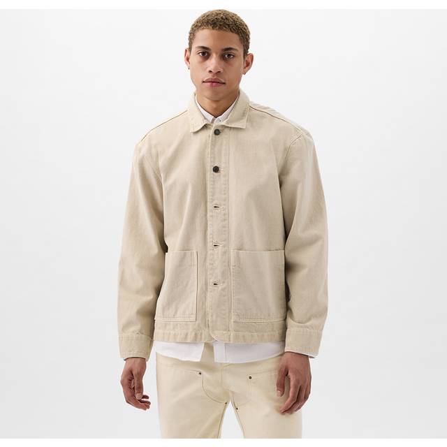 Jacket GAP Denim Chore Jacket Fresh Praline L (L)