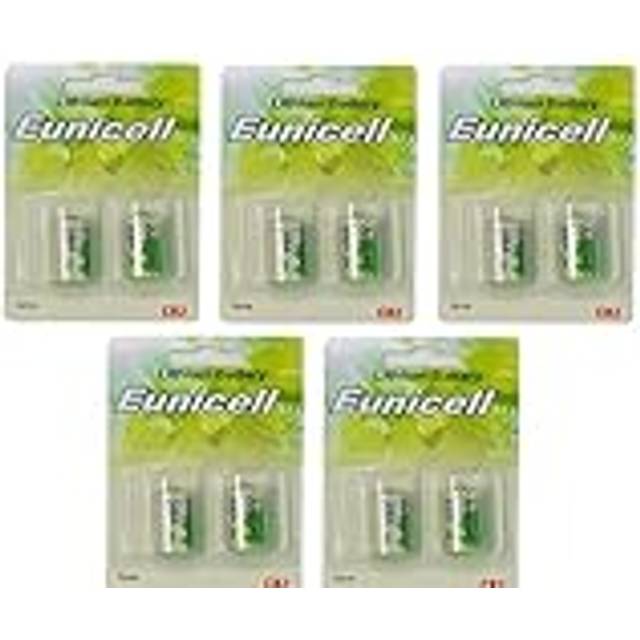 10 x CR2 litiumbatteri (5 blisterkort med 2 batterier) engångsmärkesvaror Eunicell