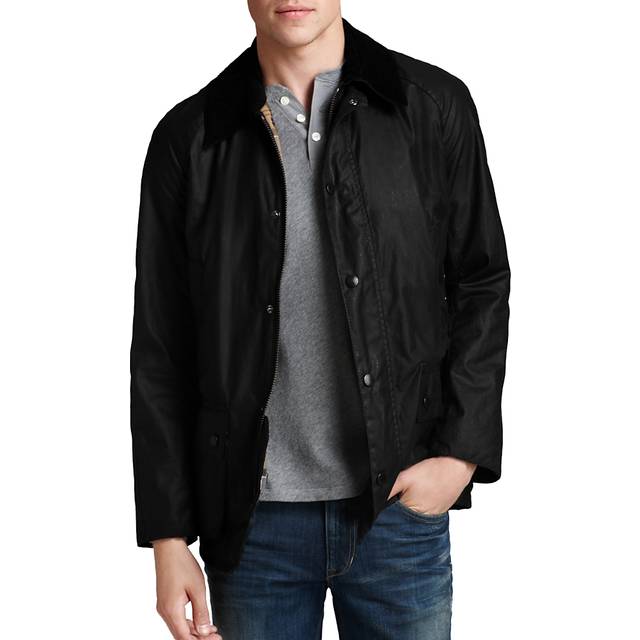 Barbour Ashby Wax Jacket - Vinterjacka Herr Black / Classic S