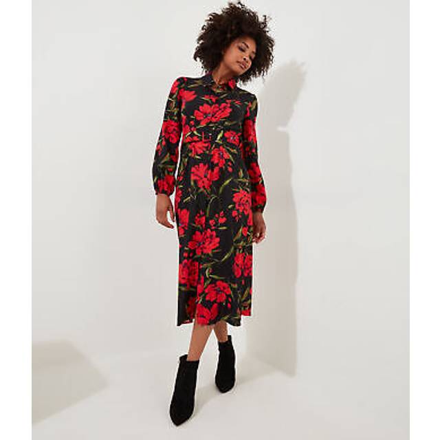 Joe Browns Roses Are Red Dress, Red, Size 14, Women