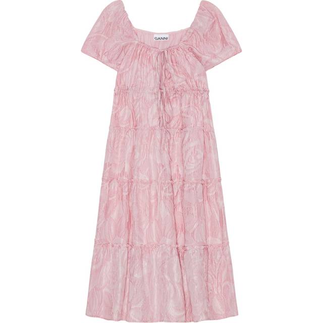 Ganni Cloque Midi Dress