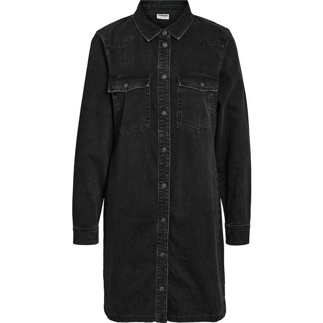 Noisy May - New Single Denim Black - Dress - black - XL - 100% Cotton,Denim