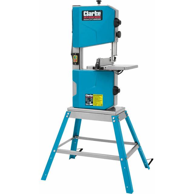 Clarke band saw 245mm (10") electric with stand (500w) cbs250c 6460141