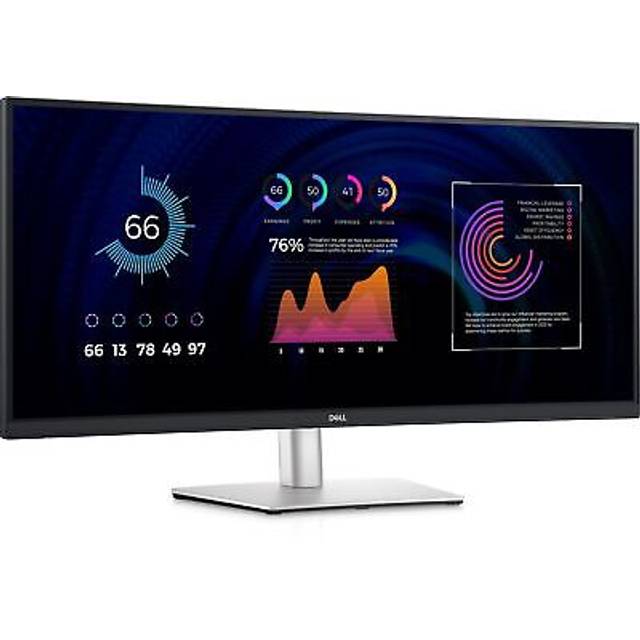 Dell P3424WE - LED-skärm - böjd - 34"
