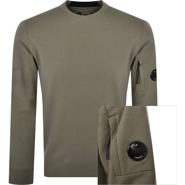 CP COMPANY Heavyweight Lens Sweatshirt - Brown