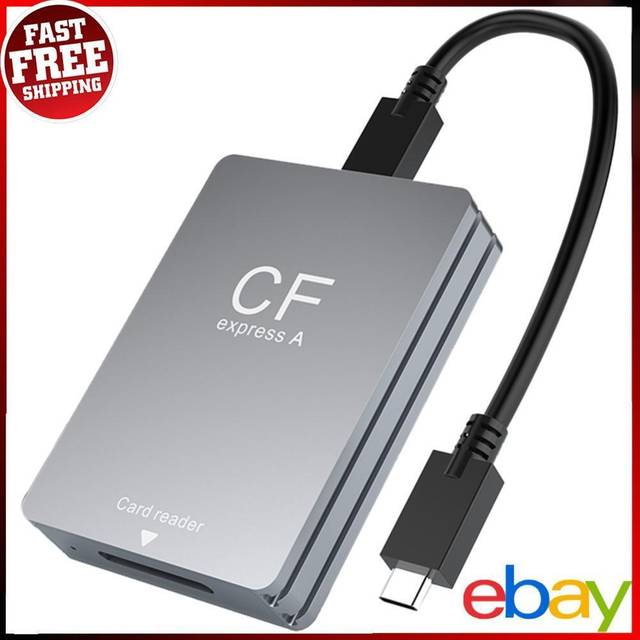 Cfexpress type a card reader usb 3.2 10gbps portable cf express reader for slr