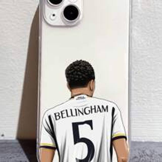 Apple Soccer 1st Fulltäckande TPU-telefonfodral med nummer 5-spelaresmönster, kompatibel med IPhone - Multifärgad (Multi-size)