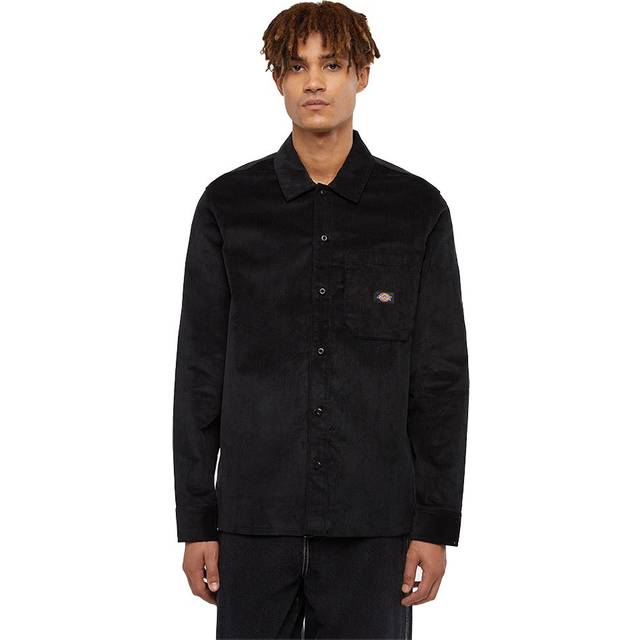 Skjorta Dickies Corduroy Long Sleeve Shirt Black M