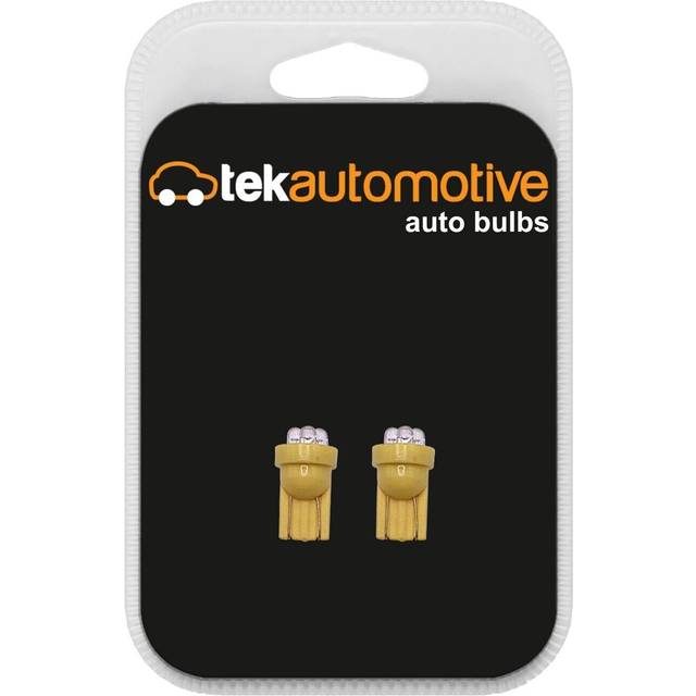 2 X Yellow 501 Led Bulbs W5w T10 12v Car Side Tail Indicator Plate Interior