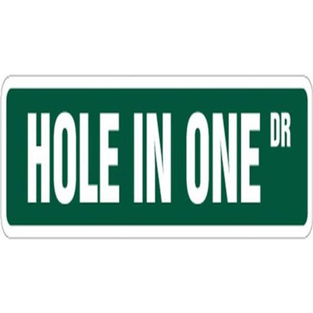 SignMission SS-624-Holeinone 24 in. Hole in One Street Sign - Golfer Golf Clubs Balls Lover