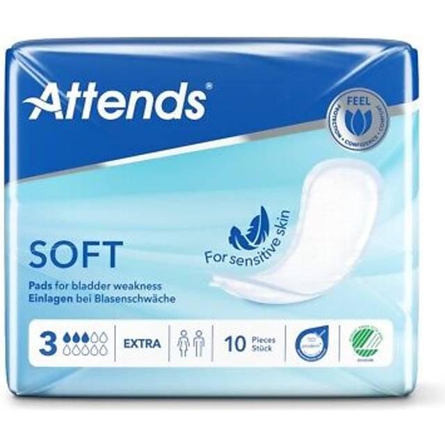 Inkontinensskydd för fixering i byxa - Attends Soft 3 Extra - 80 st
