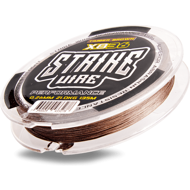 Strike Wire Performance 836 0,34mm/28kg -135m Timber Brown Flätlina